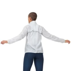 Odlo Veste Running^Jacket Zeroweight Print Blanc