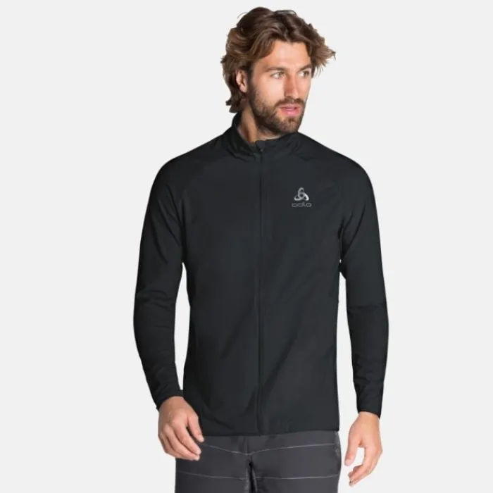 Odlo Veste Running^Jacket Zeroweight Warm Hybrid Noir