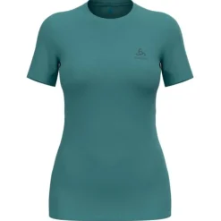 Odlo T-shirt Et Manches Longues Running^Merino 160 BL Top Crew Neck Vert