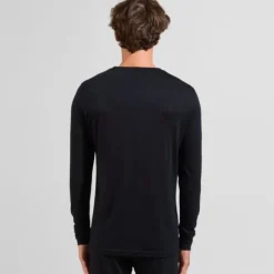 Odlo T-shirt Et Manches Longues Running^Merino 200 BL Top Crew Neck L/S Noir
