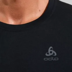 Odlo T-shirt Et Manches Longues Running^Merino 200 BL Top Crew Neck L/S Noir