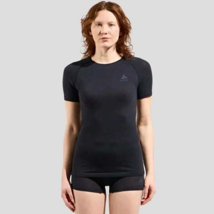 Odlo Sous Vetement Sport|T-shirt Et Manches Longues Running^Merino PW BL SS Tee Noir