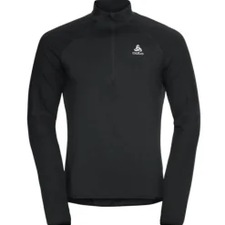 Odlo T-shirt Et Manches Longues Running^Midlayer 1/2 zip Zeroweight Noir