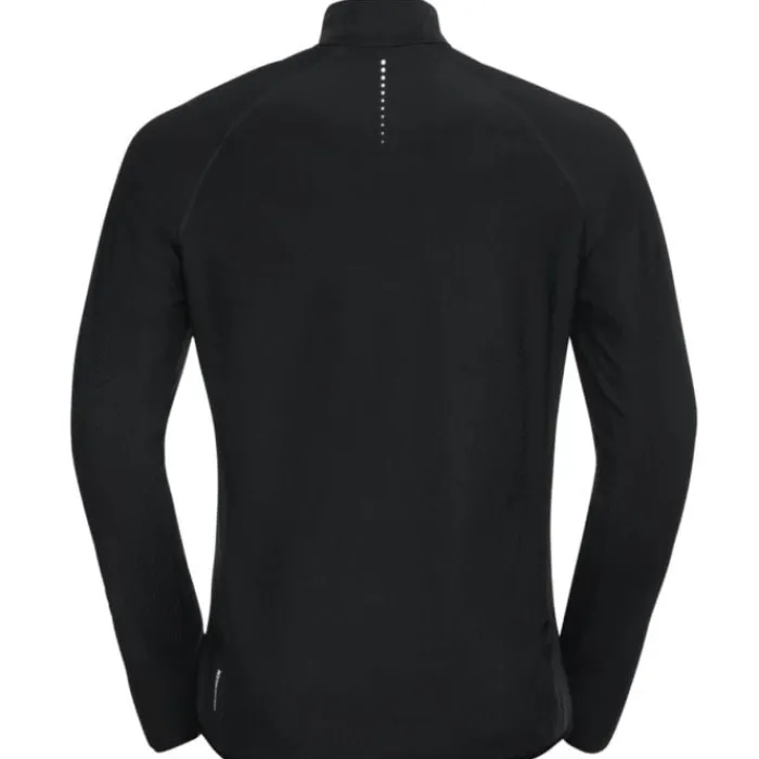 Odlo T-shirt Et Manches Longues Running^Midlayer 1/2 zip Zeroweight Noir