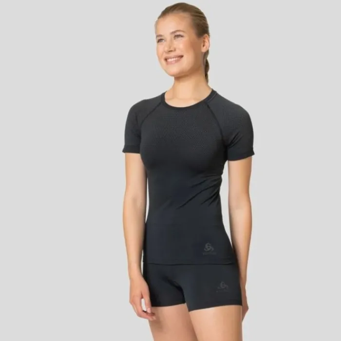 Odlo Sous Vetement Sport|T-shirt Et Manches Longues Running^Performance Crew Neck T-Shirt Noir