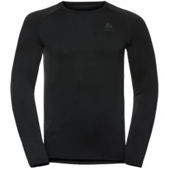Odlo T-shirt Et Manches Longues Running^Performance Warm Eco BL Top Crew Neck L/S Noir