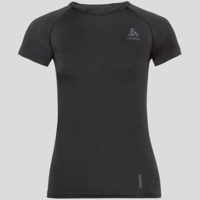 Odlo T-shirt Et Manches Longues Running^Performance X-Light Eco BL Top Crew Neck Noir