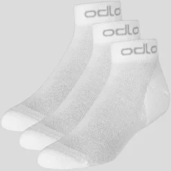 Odlo Chaussettes Running|Chaussettes Running^Socks Short Active 3 Pack Blanc