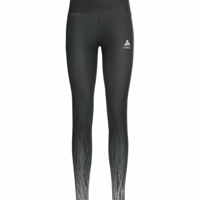 Odlo Collant Et Pantalon Running^Tight Zeroweight Print Noir