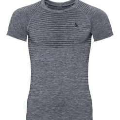 Odlo T-shirt Et Manches Longues Running^Top Crew Neck Short Sleeve Performan Gris