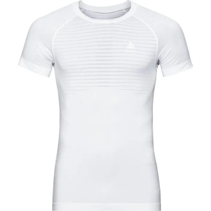 Odlo T-shirt Et Manches Longues Running^Top Crew Neck Short Sleeve Performan Blanc