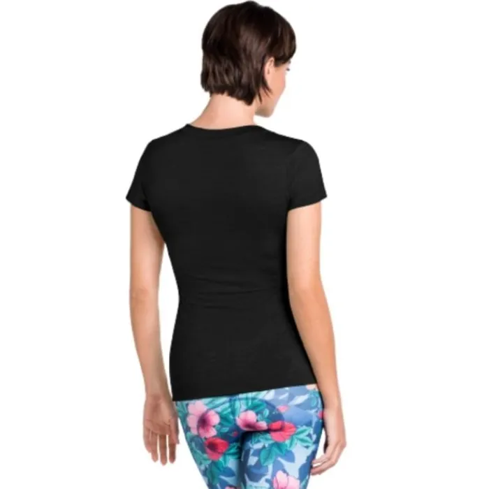 Odlo T-shirt Et Manches Longues Running^Top Crew Neck Short Sleeve Noir