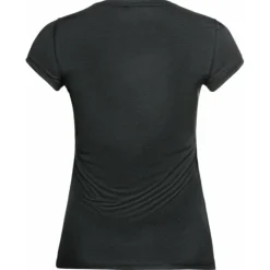 Odlo T-shirt Et Manches Longues Running^Top Crew Neck Short Sleeve Active Noir