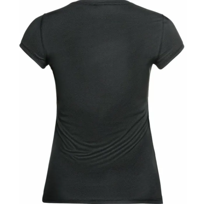 Odlo T-shirt Et Manches Longues Running^Top Crew Neck Short Sleeve Active Noir