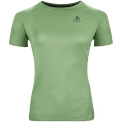 Odlo T-shirt Et Manches Longues Running^T-Shirt Crew Neck Short Sleeve Essential Vert