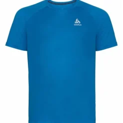 Odlo T-shirt Et Manches Longues Running^T-Shirt Short Sleeve Crew Neck Essential Bleu