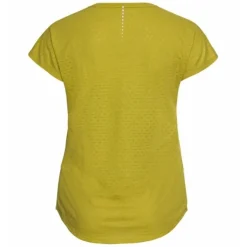 Odlo T-shirt Et Manches Longues Running^T-Shirt Short Sleeve Crew Neck Run Easy Jaune