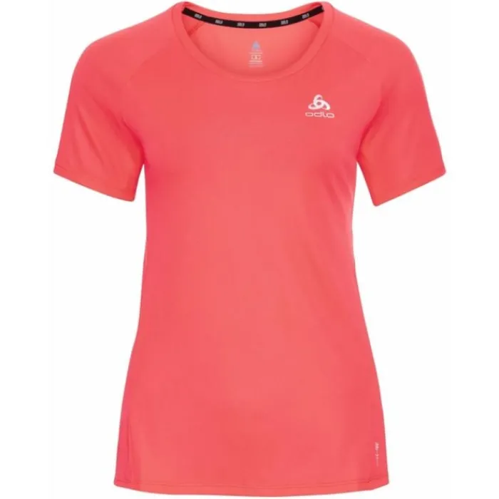 Odlo T-shirt Et Manches Longues Running^T-Shirt Short Sleeve Crew Neck Essential Rouge