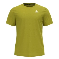 Odlo T-shirt Et Manches Longues Running^T-Shirt Short Sleeve Crew Neck Run Easy Jaune