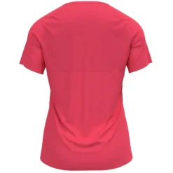 Odlo T-shirt Et Manches Longues Running^T-shirt Short Sleeve Crew neck Zeroweight Rose