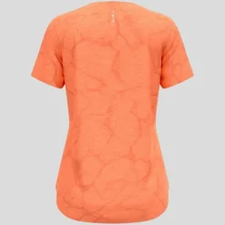 Odlo T-shirt Et Manches Longues Running^Zeroweight Engineered Chill-Tec T-Shirt Crew Neck Orange