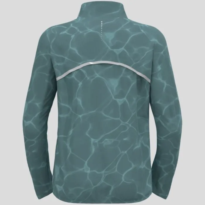 Odlo Veste Running^Zeroweight Print Jacket Vert