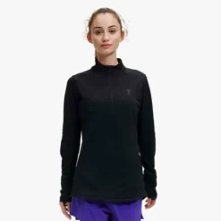 On T-shirt Et Manches Longues Running^Climate Shirt Noir