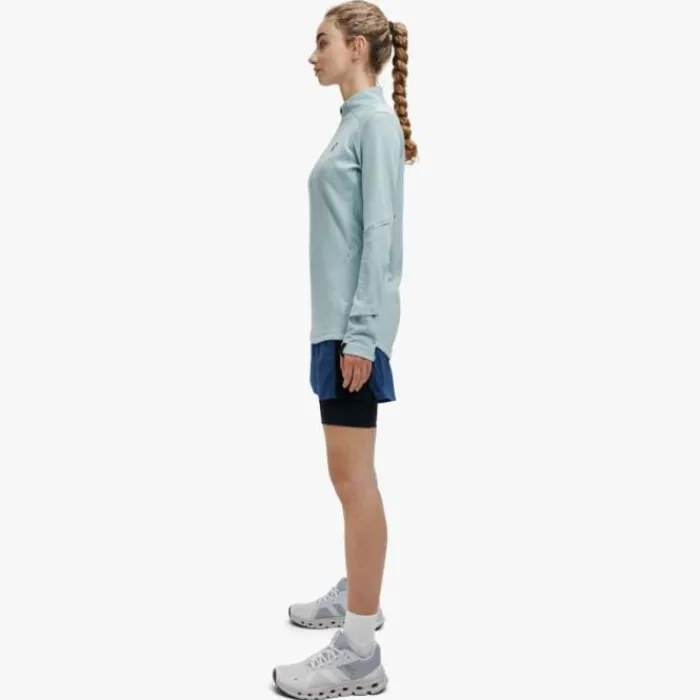 On T-shirt Et Manches Longues Running^Climate Shirt Bleu