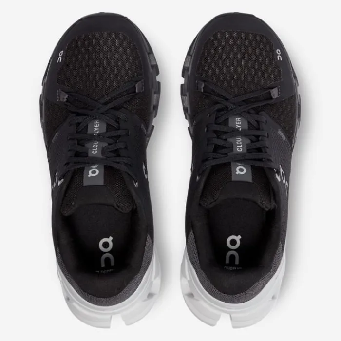 On Chaussures Running Pied Large|Chaussures Pronation^Cloudflyer 4 Wide Noir