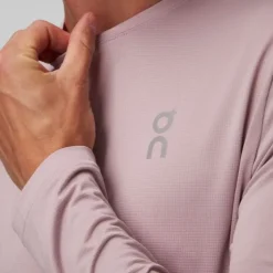 On T-shirt Et Manches Longues Running^Core Lg T Rose
