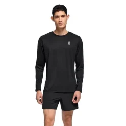 On T-shirt Et Manches Longues Running^Core Lg T Noir