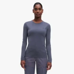 On T-shirt Et Manches Longues Running^Merino Lg-T Mauve