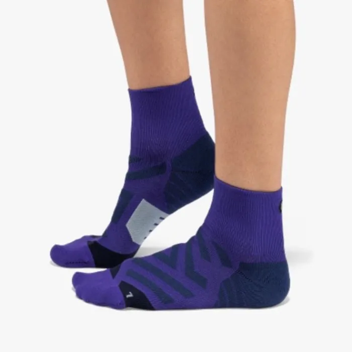On Chaussettes|Chaussettes Running^Performance Mid Sock Mauve