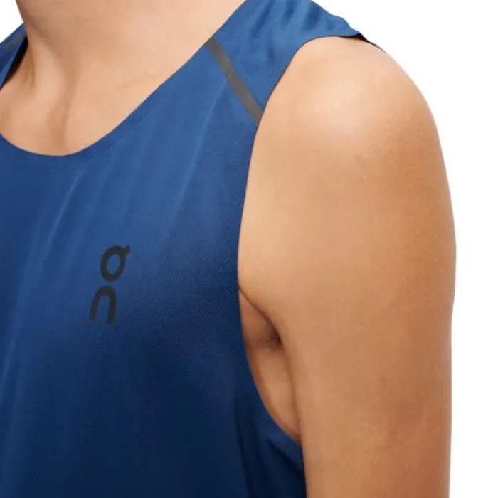 On T-shirt Et Manches Longues Running^Tank Top Bleu