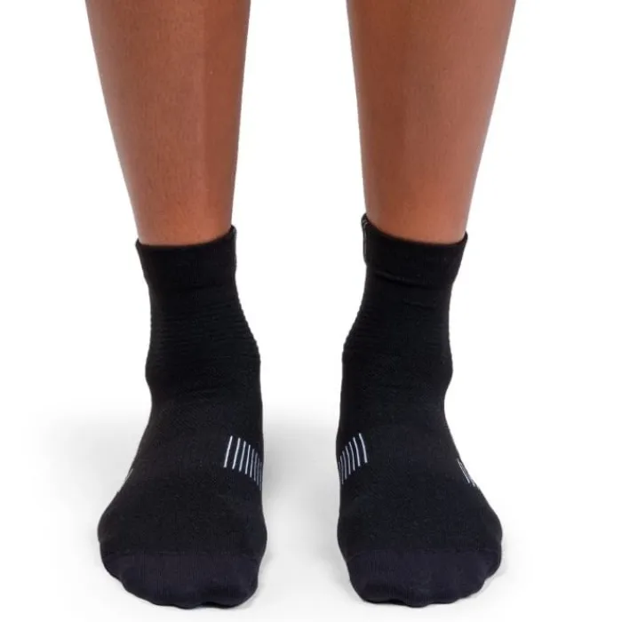 On Chaussettes|Chaussettes Running^Ultralight Mid Sock Noir
