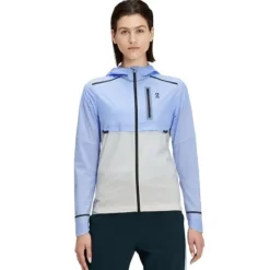 On Veste Running^Weather Jacket Blanc