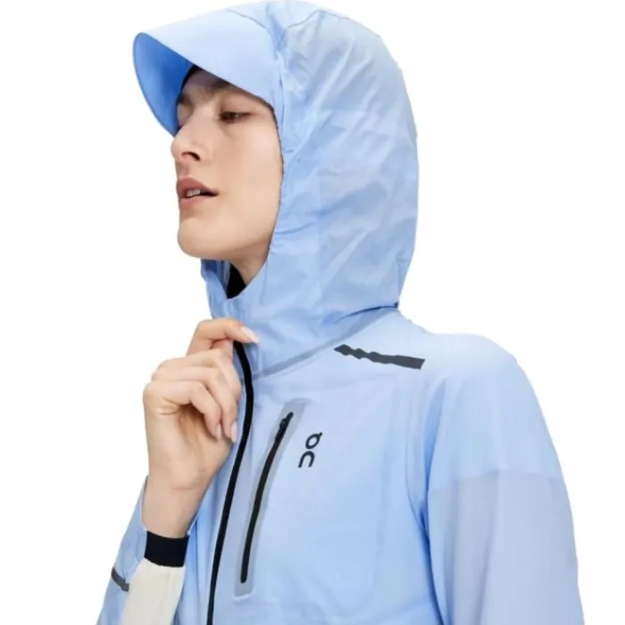 On Veste Running^Weather Jacket Blanc