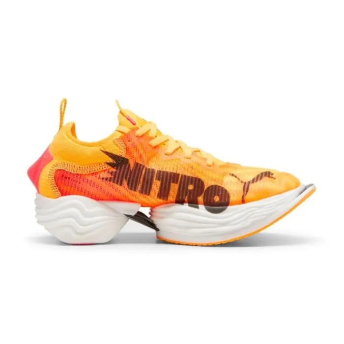 Puma Chaussures Running Neutre|Chaussures Running Carbone^Fast-R Nitro Elite 2 Fire Jaune