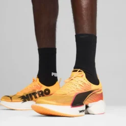 Puma Chaussures Running Neutre|Chaussures Running Carbone^Fast-R Nitro Elite 2 Fire Jaune