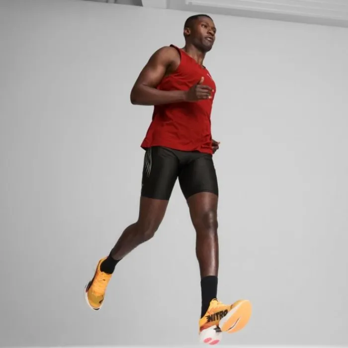 Puma Chaussures Running Neutre|Chaussures Running Carbone^Fast-R Nitro Elite 2 Fire Jaune