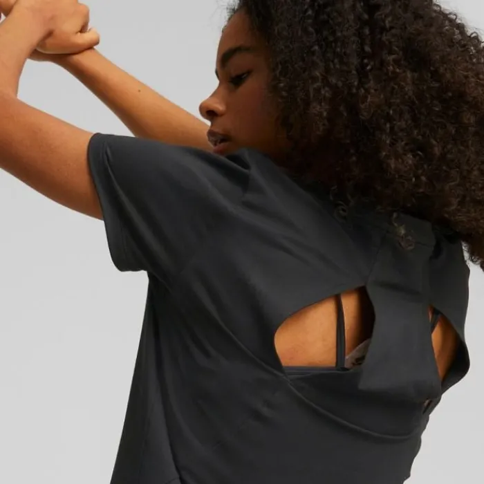 Puma T-shirt Et Manches Longues Running^Run Cloudspun Tee Noir
