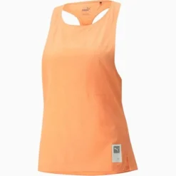 Puma T-shirt Et Manches Longues Running^Run First Mile Tank Orange