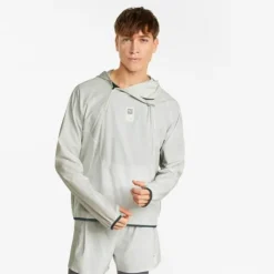 Puma Veste Running^Run First Mile Woven Jacket Blanc