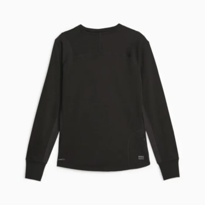 Puma T-shirt Et Manches Longues Running^Seasons Polypropylene Rain Long Sleeve Noir