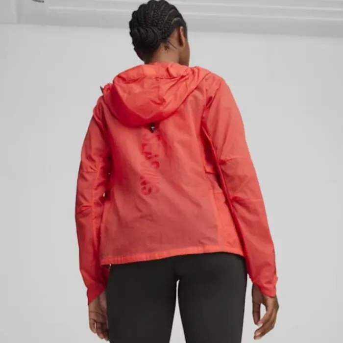 Puma Veste Running^SEASONS Ultra Lightweight Trail Jacket Rouge