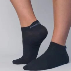 PureLime Chaussettes|Chaussettes Running^Footies 2-pack Noir