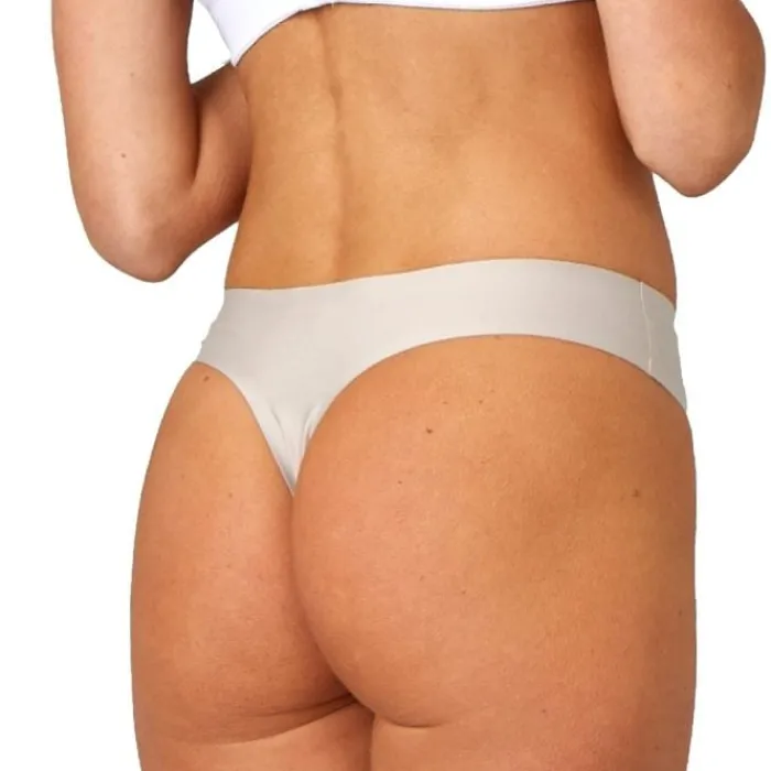 PureLime Sous Vetement Sport^Invisible Microfiber Thong 2-pack