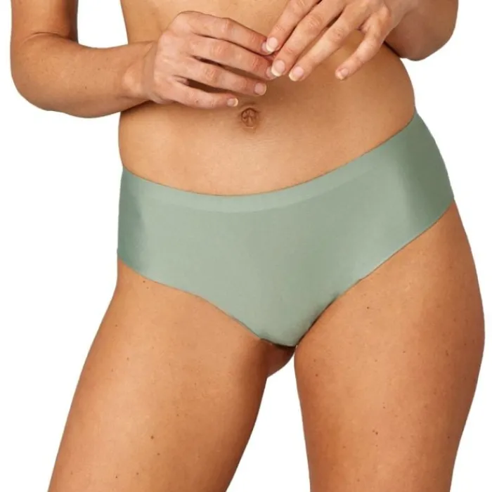 PureLime Sous Vetement Sport^Invisible Microfiber Hipster 2-pack Vert