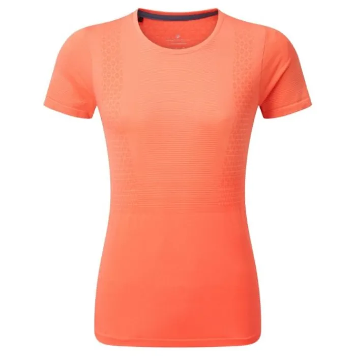 Ronhill T-shirt Et Manches Longues Running^Tech Marathon Short Sleeve Tee Orange