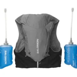 Salomon Sacs À Dos Et Sacs^Advanced Skin 12 With Flasks Gris